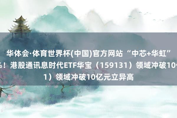 华体会·体育世界杯(中国)官方网站 “中芯+华虹”权重超23%！港股通讯息时代ETF华宝（159131）领域冲破10亿元立异高