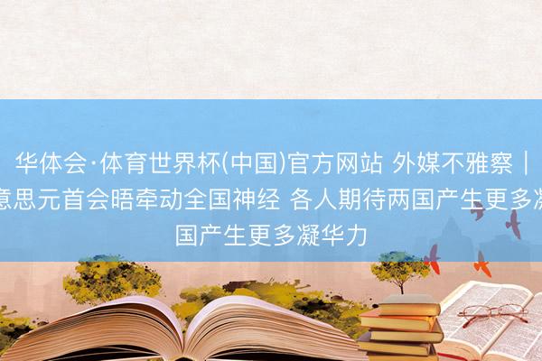 华体会·体育世界杯(中国)官方网站 外媒不雅察｜中好意思元首会晤牵动全国神经 各人期待两国产生更多凝华力